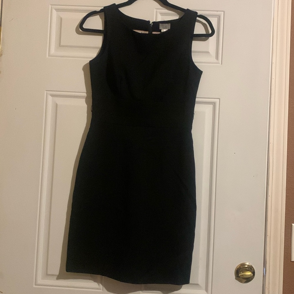 H&M Black business dress, size 6, with an ope on the back